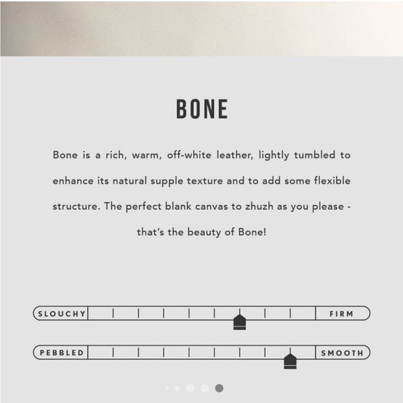 Portland Leather Bone Classic Poppy. Almost Perfect Line - Picture 16 of 16